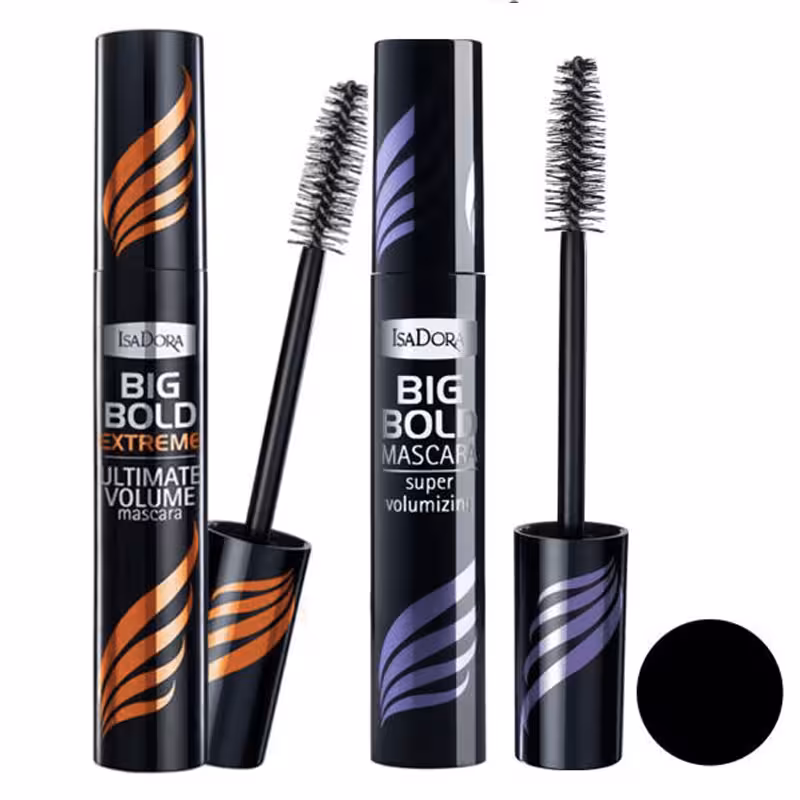 ریمل حجم دهنده ایزادورا مدل Big Bold Extreme به همراه ریمل مدل Big Bold