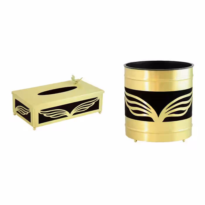 ست سطل و جای دستمال سالی نو مدل بال کد B-445