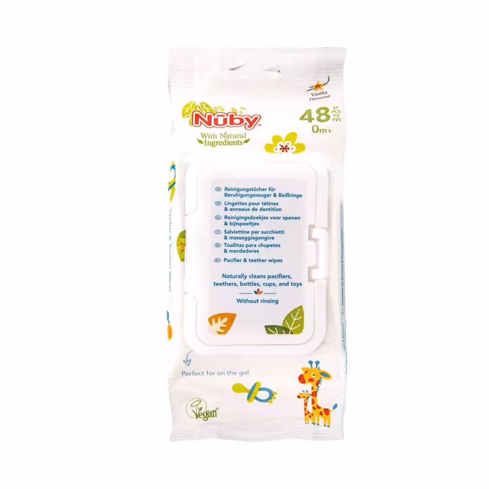 دستمال استریل لوازم کودک نابی NUBY بسته 48 عددی