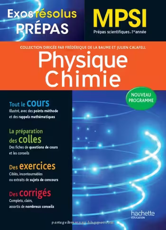 خرید و دانلود نسخه کامل کتاب Exos resolus Physique Chimie MPSI
