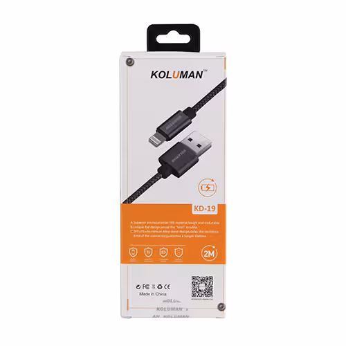 کابل شارژ آیفون کلومن Koluman KD-19 Iphone Charge Cable