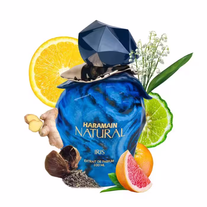Haramain Natural Iris, 100ml, Extrait De Parfum/ الحرمین نشرال ایریس