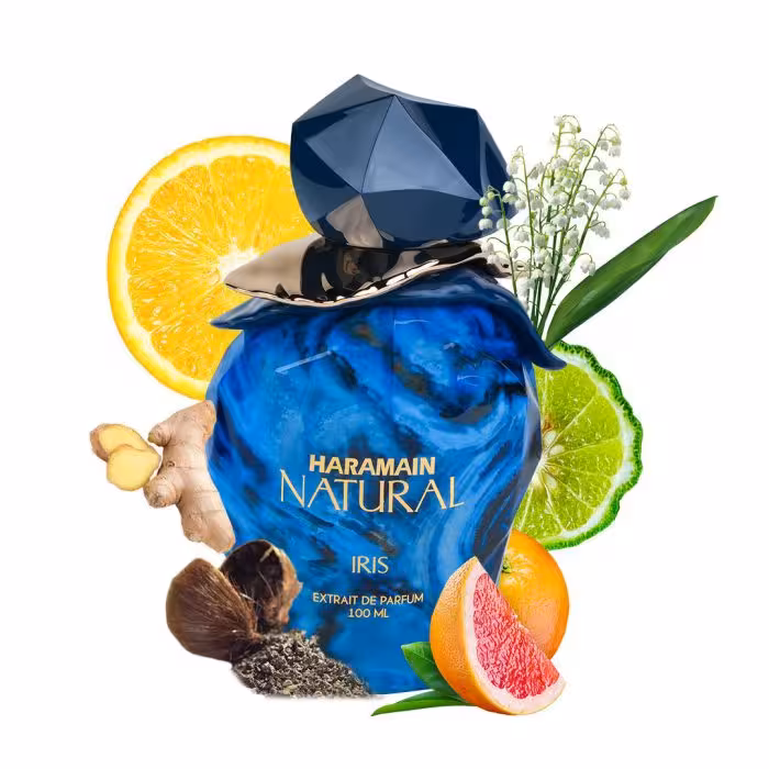 Haramain Natural Iris, 100ml, Extrait De Parfum/ الحرمین نشرال ایریس