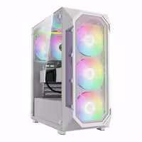 کیس کامپیوتر گیمینگ گیم دیاس مدل AURA GC1 Elite Argb رنگ سفید