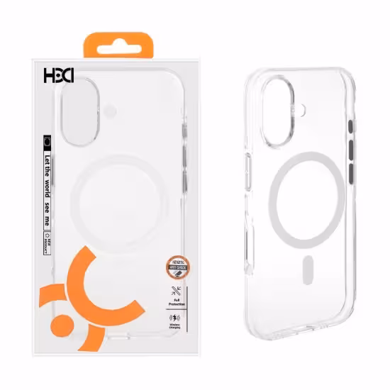 قاب گوشی موبایل اچ دی دی شفاف مگ سیف دار