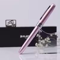 خودنویس پلاتینیوم پلیسیر صورتی PLATINUM Plaisir Pink fountain pen 21
