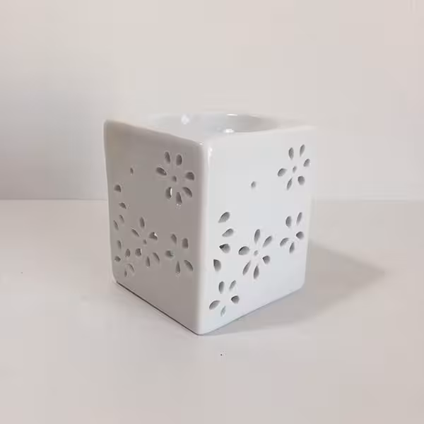 اسانس سوز مکعب ساده White Square Oil Burner