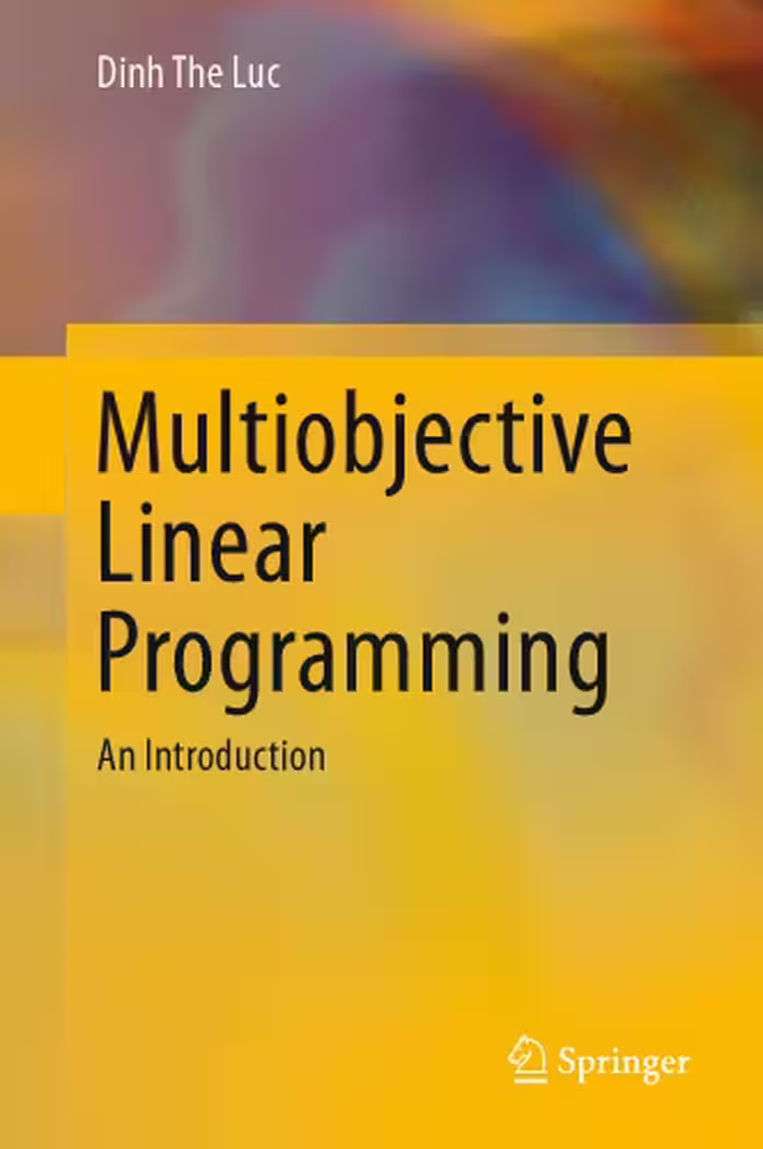 خرید و دانلود نسخه کامل کتاب Multiobjective Linear Programming: An Introduction