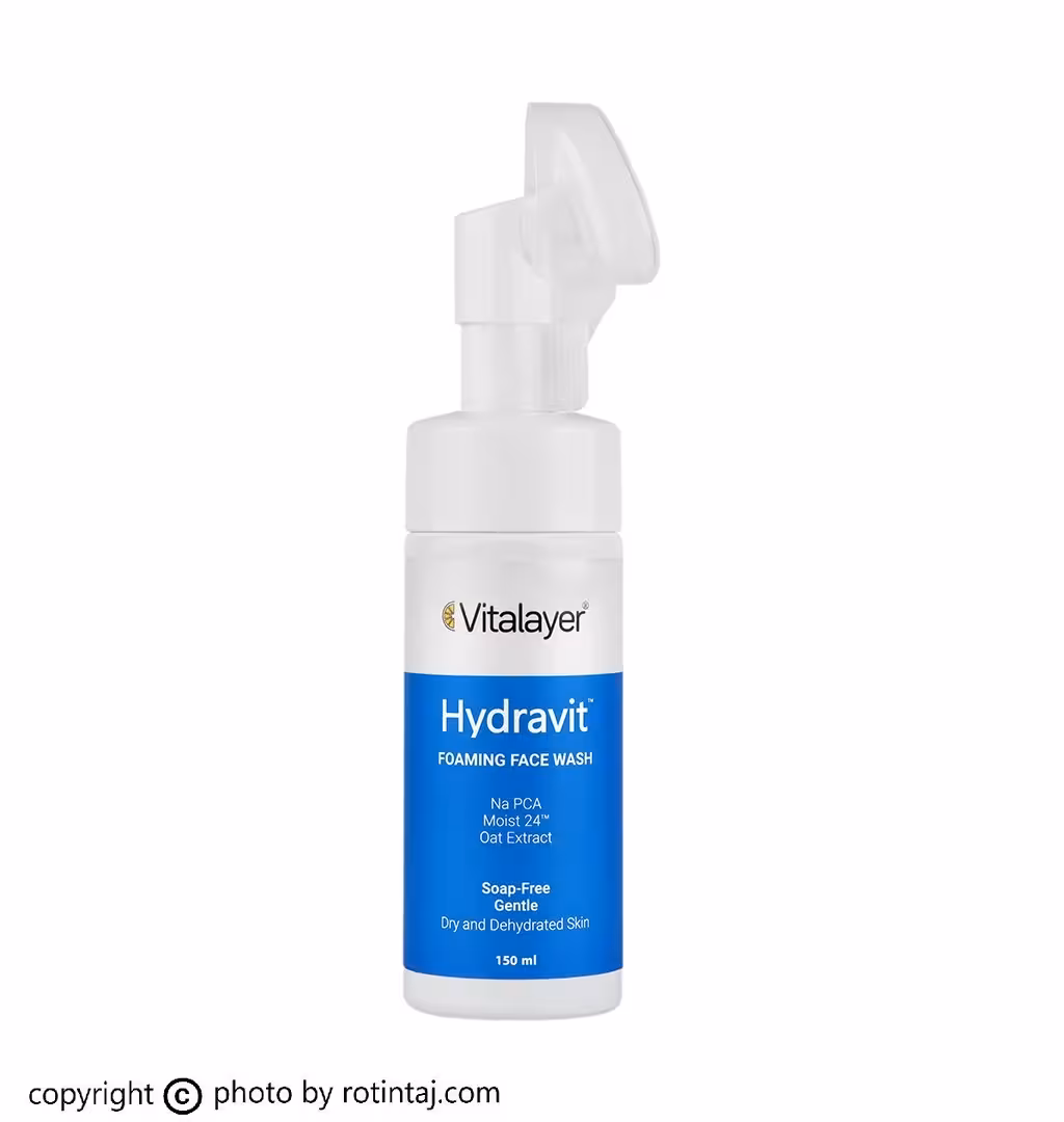 فوم هیدراویت ویتالیر، فوم شستشوی صورت پوست خشک Hydravit ویتالیر 150 میلی