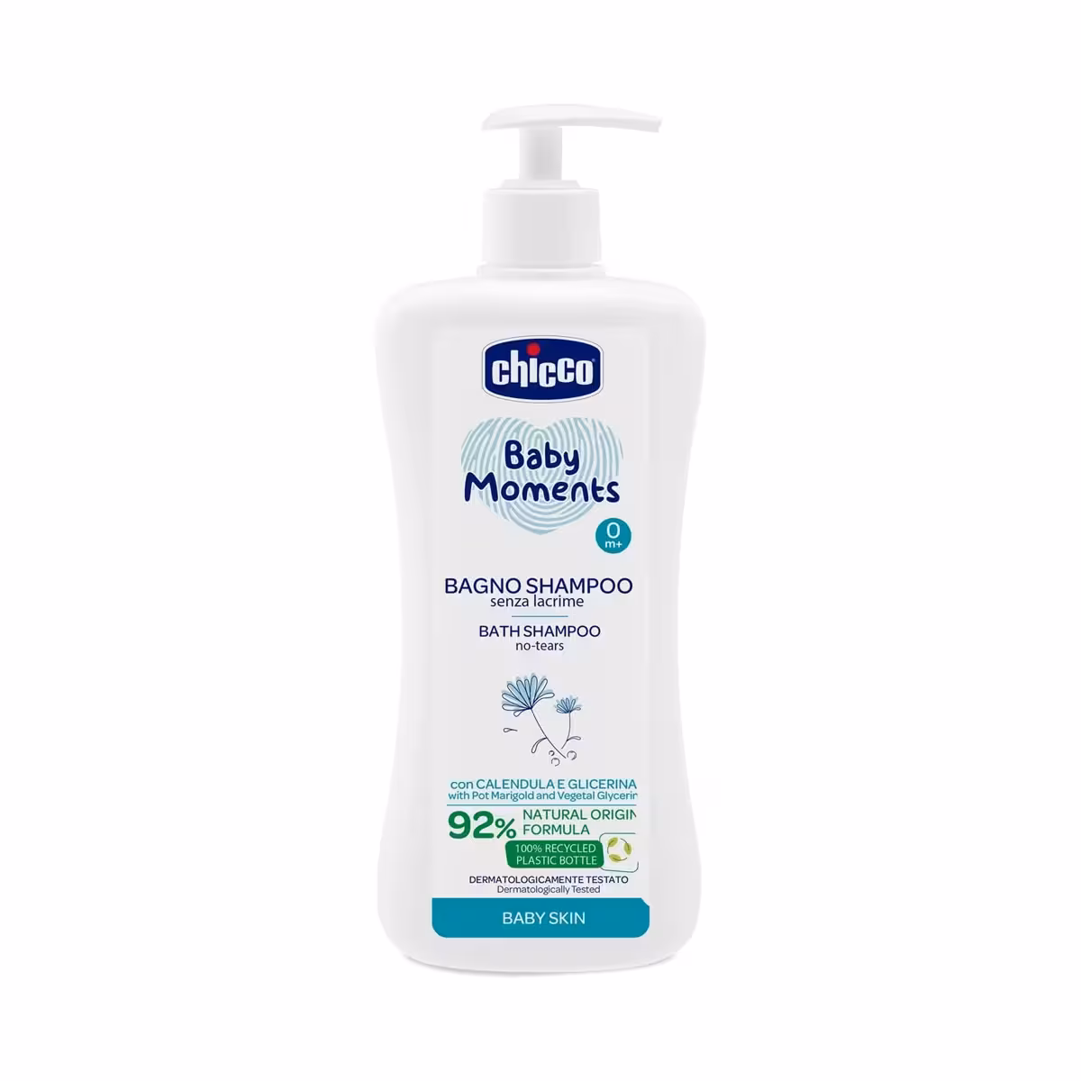 شامپو سر چیکو Chicco گل همیشه بهار حجم 500 میلی لیتر