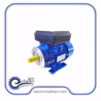 الکتروموتور دیزل ساز 0.55 کیلووات (3/4 اسب) تک فاز کلاچ دار 1400 دور نیم فلنج B34 پوسته آلومینیوم