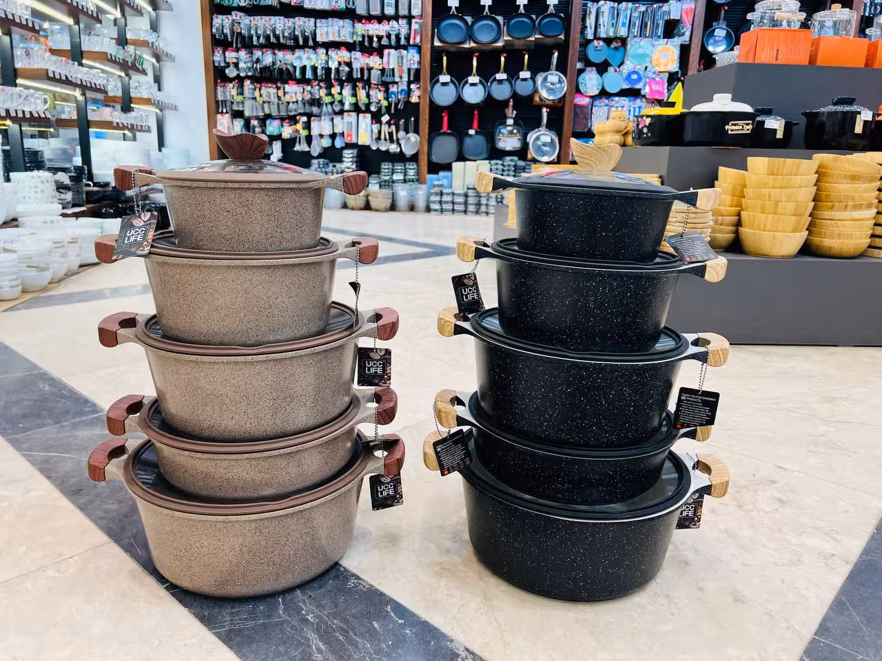 سرویس قابلمه 10 پارچه یو سی سی لایف UC1210S