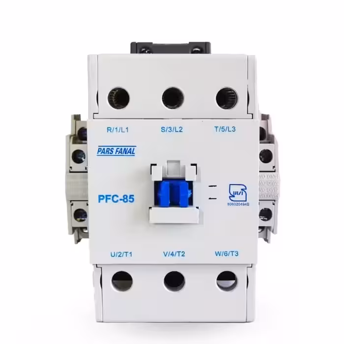 کنتاکتور 85 آمپر 3 فاز پارس فانال مدل PFC-85 بوبین