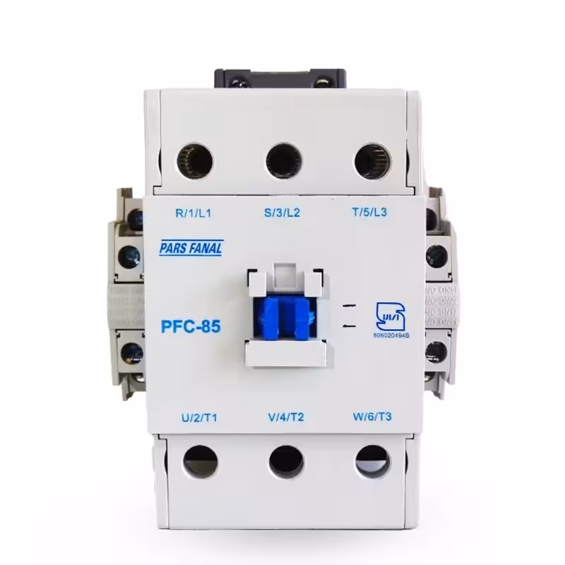 کنتاکتور 85 آمپر 3 فاز پارس فانال مدل PFC-85 بوبین