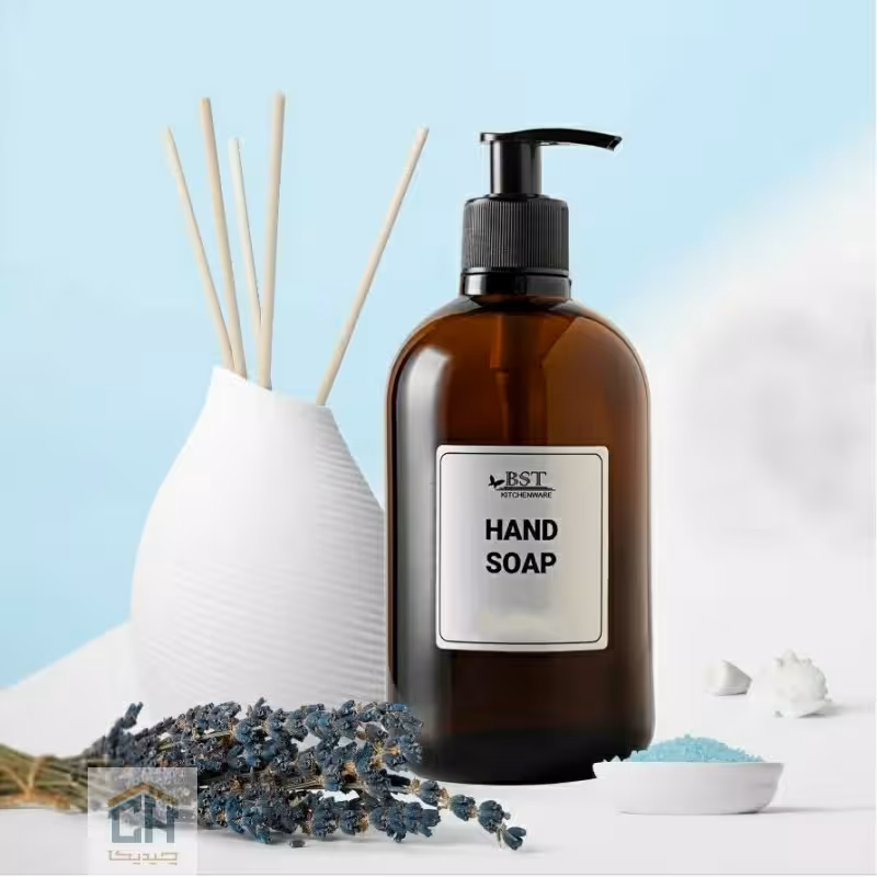 جا مایع شیشه ای قهوه ای طرح رویال مدل 1383