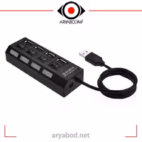 هاب 4 پورت USB پورتز مدل HI-SPEED