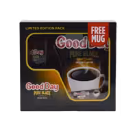 قهوه فوری گوددی بلک 40 عددی بسته 2تایی همراه با لیوان