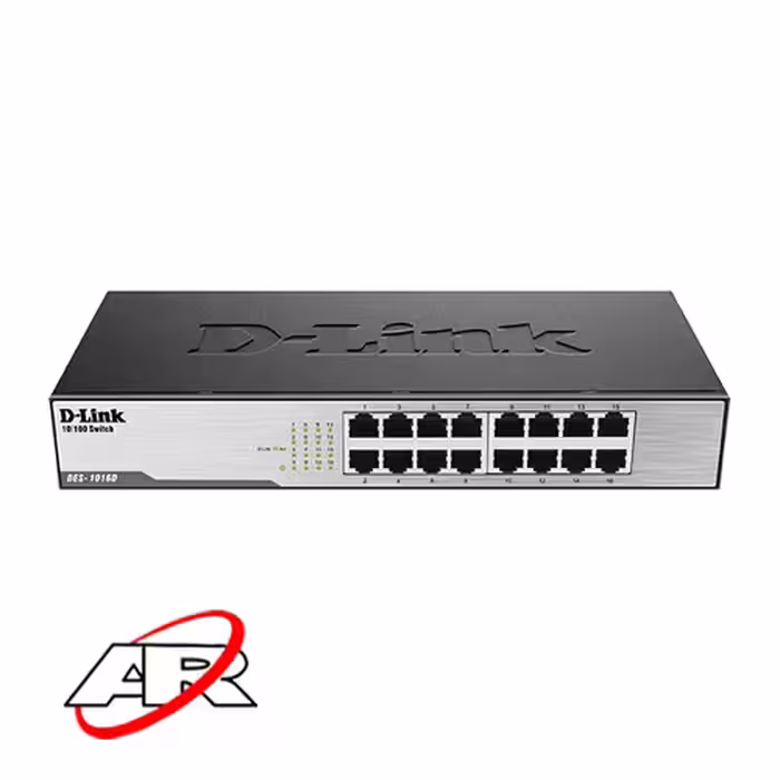 سوییچ 16 پورت غیرمدیریتی دی لینک مدل DES-1016D