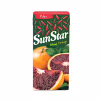 آب پرتقال تو سرخ پالپ دار سان استار 200 میلی لیتری