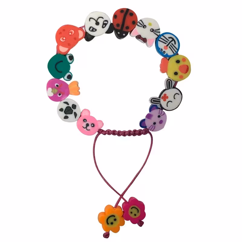 دستبند فیمو طرح حیوانات 