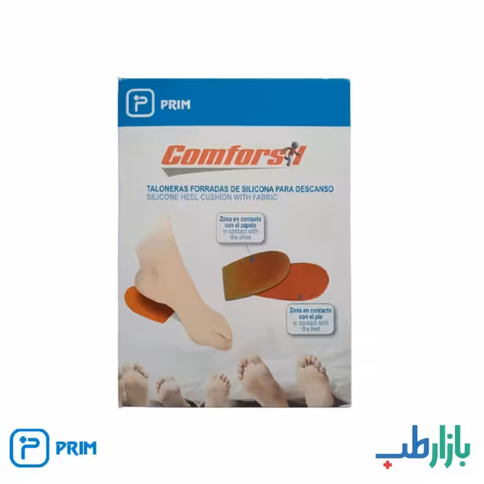 کفی سیلیکونی پاشنه با روکش پارچه پریم اسپانیا مدل CCF214