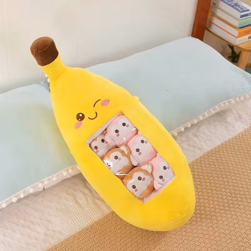 عروسک پولیشی موز بچه دار