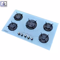 اجاق گاز صفحه ای شیشه ای سفید دنپاسر مدل DenWG