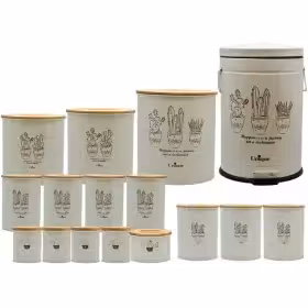 سرویس آشپزخانه 16 پارچه یونیک طرح کاکتوس کد 9092