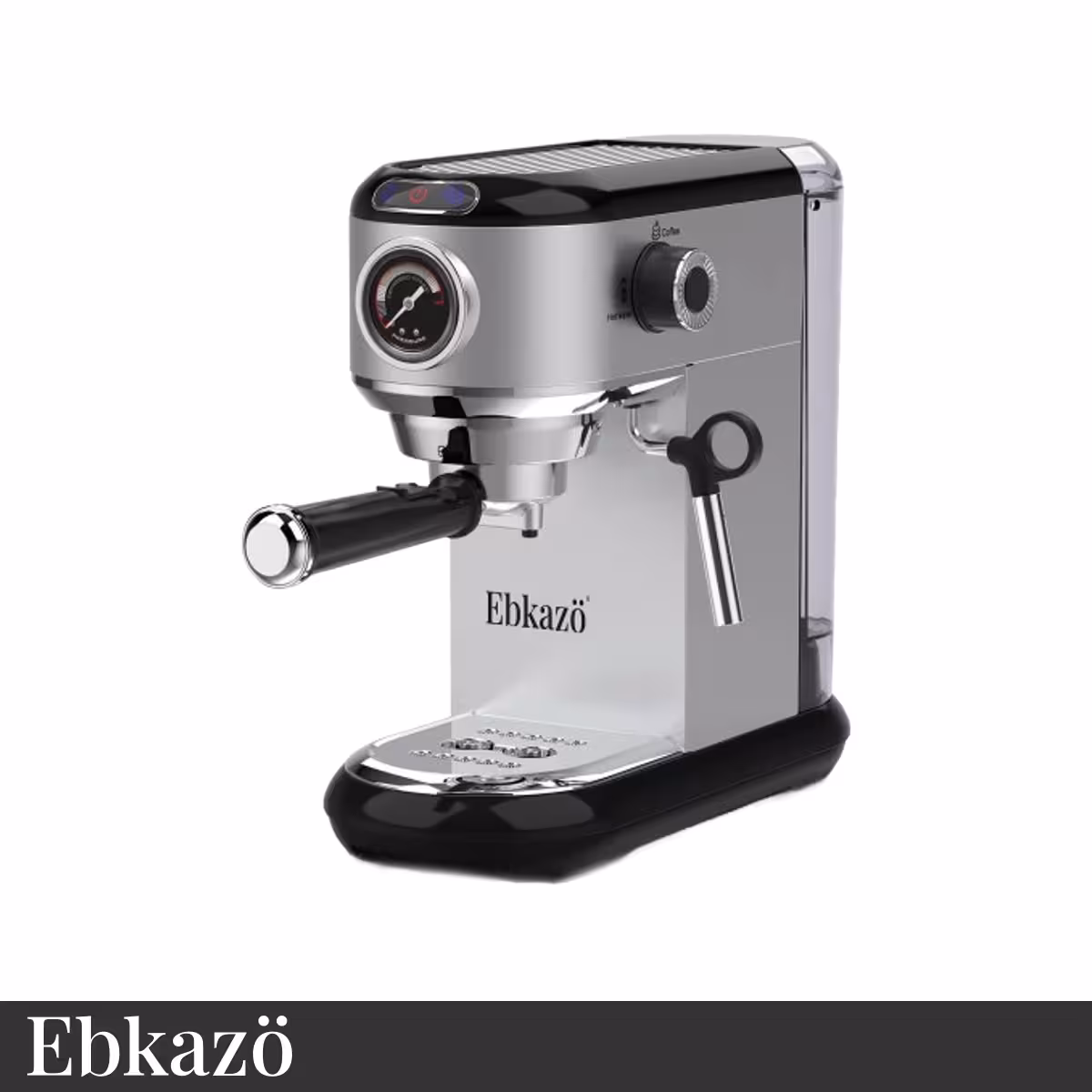 اسپرسوساز ابکازو مدل CM-1281 استیل مشکی