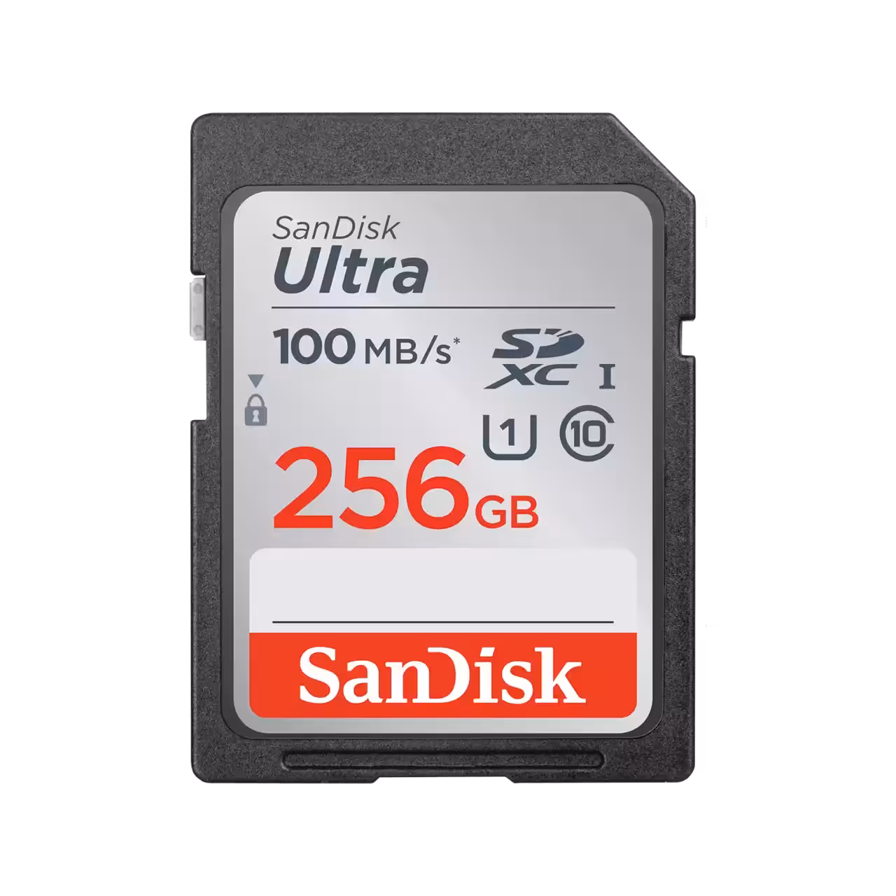 کارت حافظه سن دیسک SD Ultra Class 10 100MBps ظرفیت 256 گیگابایت