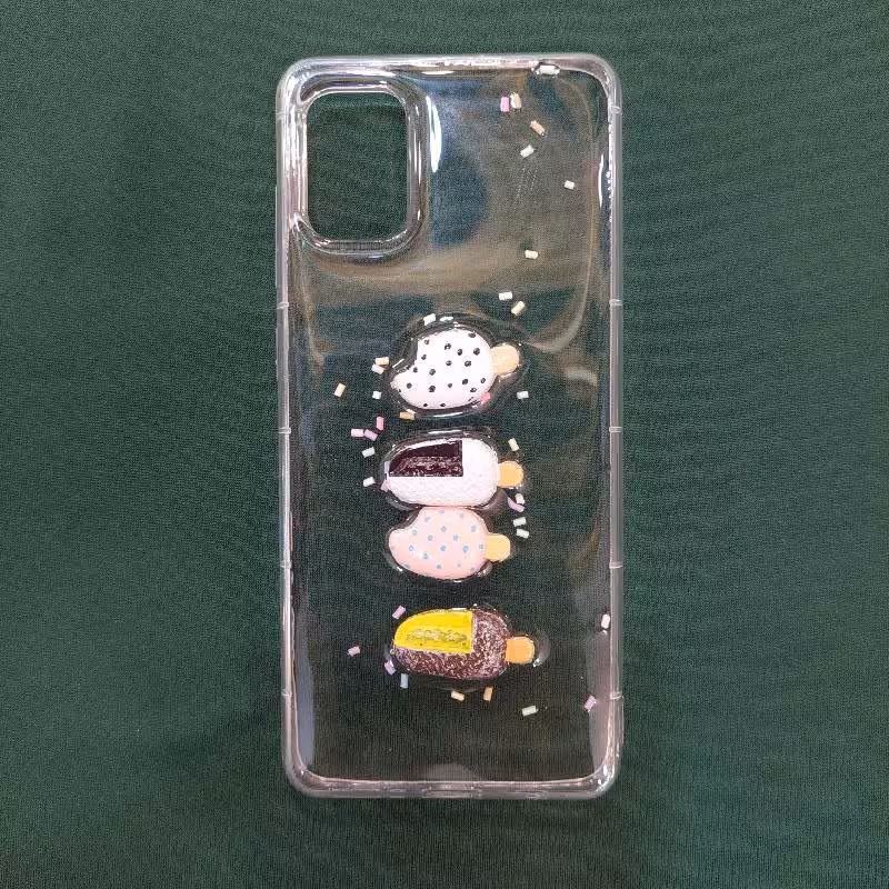 قاب ژله ای پشت شفاف بستنی B سامسونگ S20 fe