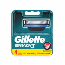 یدک ژیلت Gillette Mach 3 سه لبه بسته 4 عددی