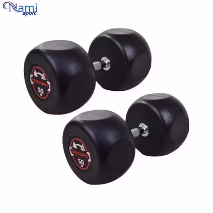 دمبل گرد وزن 50 کیلوگرم round dumbbell