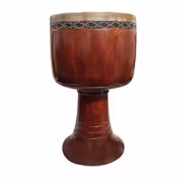 تنبک ویژه محب پور پوست شتر و چوب توت دهانه تمبک 27 سانت همراه با کاور برزنتی ابری