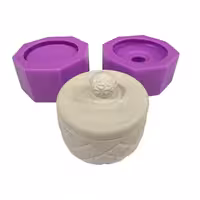 قالب سیلیکونی شات درب دار الماسی9 در 10 سانت