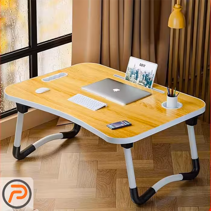 میز تحریر پایه تاشو 40*60 طرح چوب با کیفیت عالی