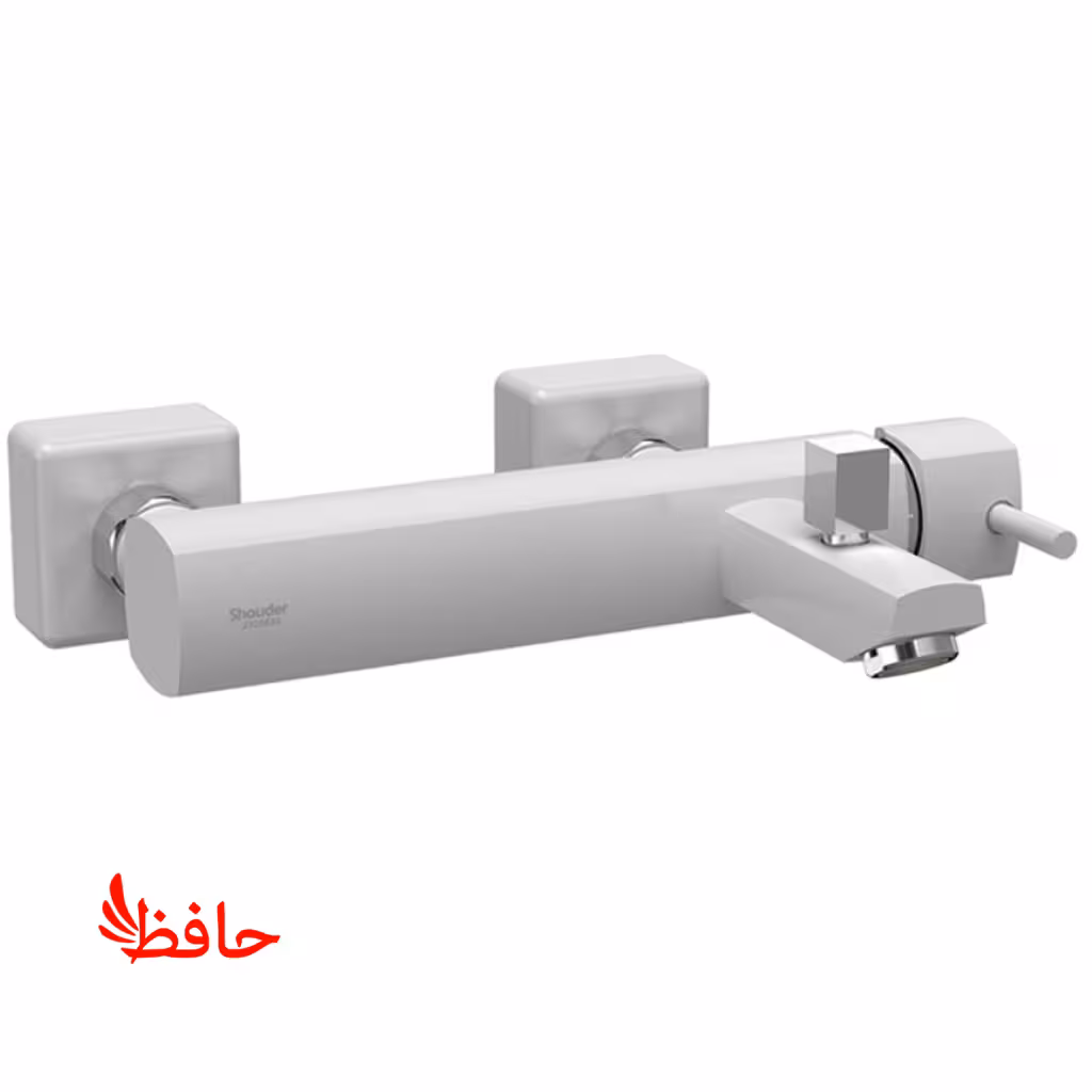 شیر حمام شودر مدل یونیک سفید کروم
