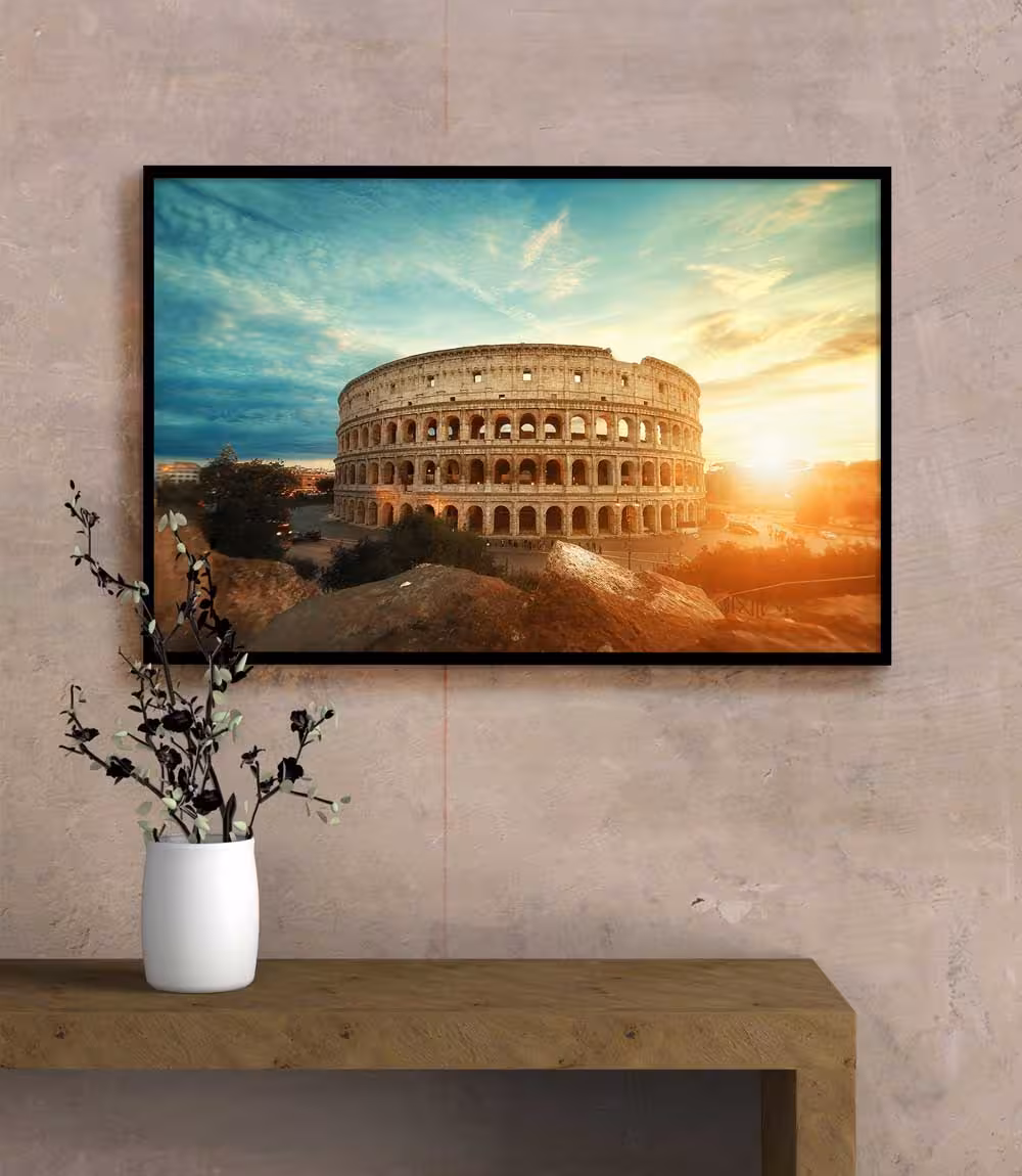 تابلو باستانی کولوسئوم رم