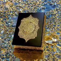 جا قرآنی لوکس چوب و فلز  آبکاری طلایی خارجی سایز k22 عالیجناب