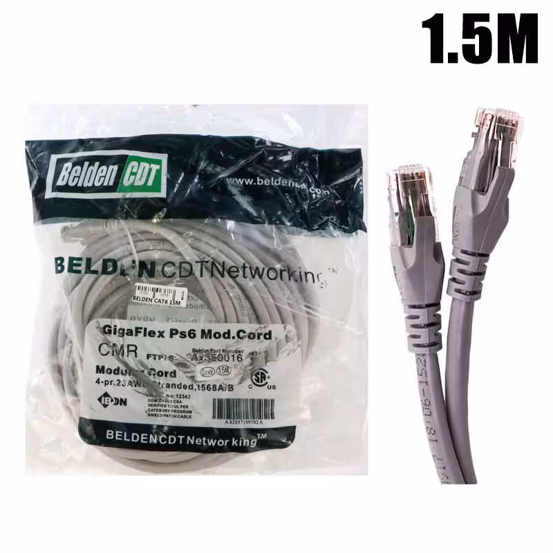 کابل شبکه 1.5 متری BELDEN CAT6
