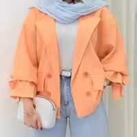 مانتو کتی زنانه نخی پارمیدا مدل السا