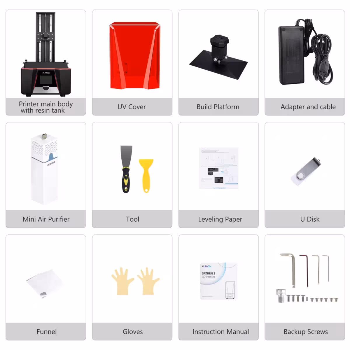 خرید و قیمت پرینتر سه بعدی الگو مدل Saturn 2 8k برند Elegoo