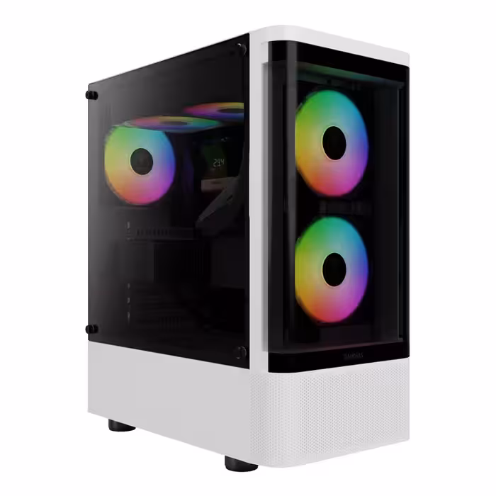 کیس گیم دیاس TALOS E3 CG WHITE GAMING CASE