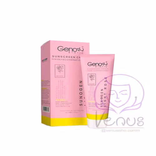 کرم ضد آفتاب مدل رز مناسب پوست چرب و مختلط ژنو GENO