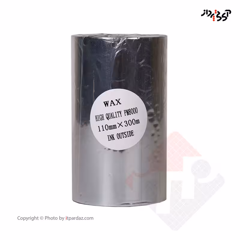 ریبون پرینتر لیبل زن مدل 110mm x 300m وکس ( 110*300 )
