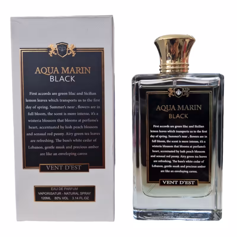 ادوپرفیوم مردانه اکوا مارین مشکی AQUA MARIN BLACK حجم 120 میل ونت دست - VENT D'EST