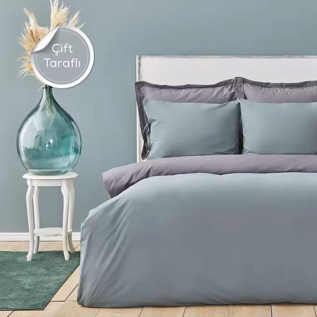 ست کاور لحاف کاراجا طرح Antrasit دونفره 4 تکه