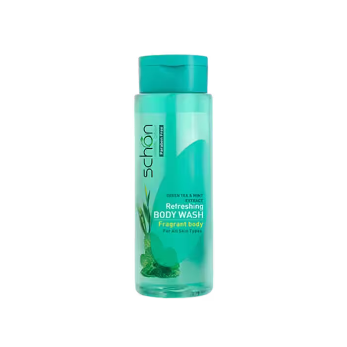 شامپو بدن چای سبز و نعناع Schon Green Tea & Mint Extract Refreshing Body Wash