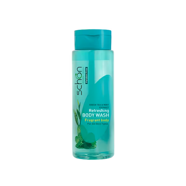 شامپو بدن چای سبز و نعناع Schon Green Tea & Mint Extract Refreshing Body Wash