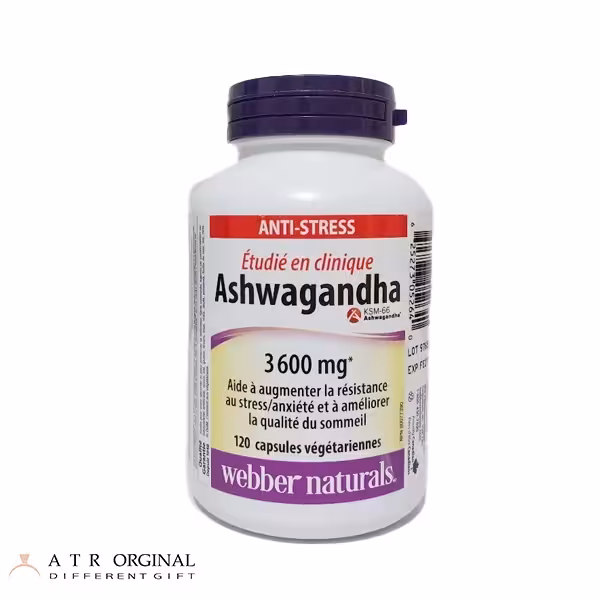 قرص آشواگاندا وبر نچرالز 120 عددی